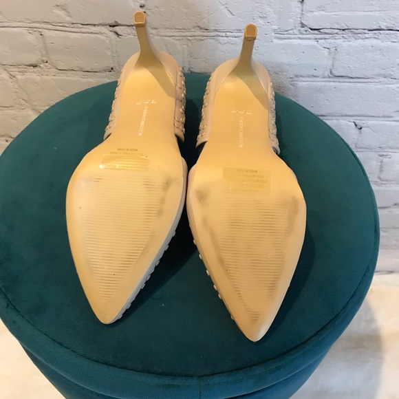 French Connection Forever Studded Heels Cement size 9 - Picture 6 of 6